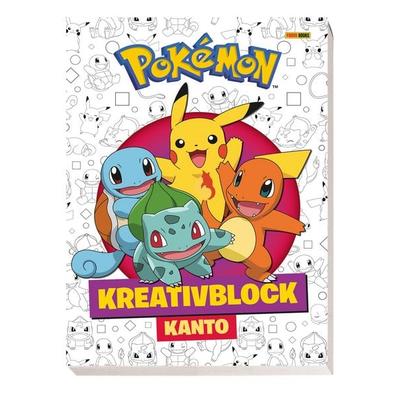 Pokémon: Kreativblock Kanto, Taschenbuch von Pokémon, Panini, 978-3-8332-4667-8