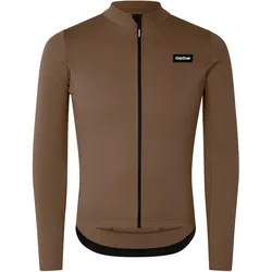 GripGrab, Herren, Velotrikot, EXPLR Merinotech Thermal Long Sleeve Jersey (S), Braun, S