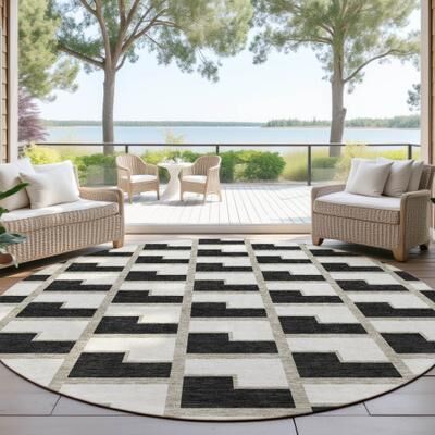Addison Rugs Machine Washable Indoor/ Outdoor Modern Cody Chantille Rug