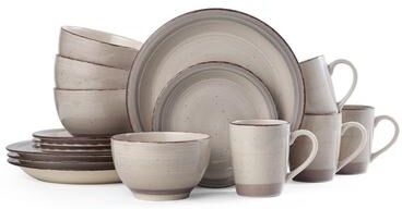 Pfaltzgraff 16-Piece Sadie Cream Dinnerware Set, Service for 4