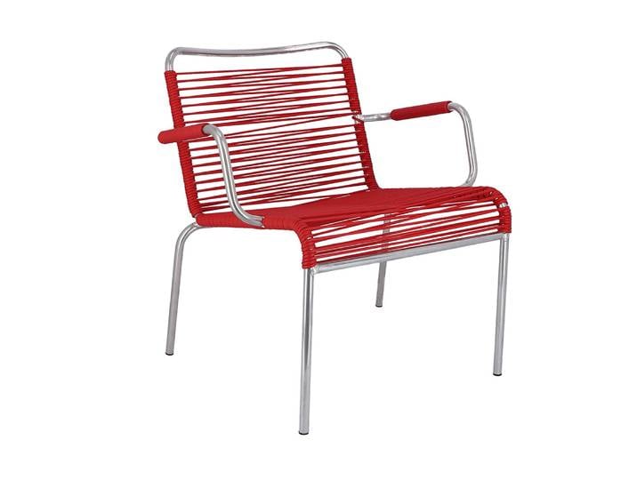 Jan Kurtz Loungesessel MYA SPAGHETTI Gestell Aluminium Bespannung