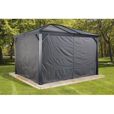 Pavillonseitenteil SOJAG "SJ04201", grau (dunkelgrau), Polyester, Pavillonseitenteile, passend für Pavillon Ventura 10x14