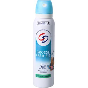 CD-Körperpflege Deodorant Große Freiheit, Spray, unisex, 48h Schutz, ohne Aluminium, 150 ml