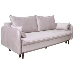 Exxpo by Gala Schlafsofa Vamos Stoff Pinkgrau