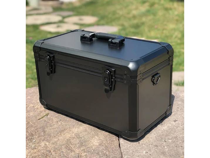 Valise de rangement en aluminium, grand étui rigide, boîte de rangement d'outils, boîte à outils multifonctionnelle, étanche, sûre et Portable pour mécanicien de voiture