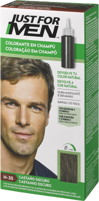 Just for Men Colorant in Shampoo Castaño Oscuro