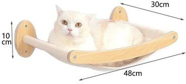 Uplift Picks Wall Mounted Cat Climbing Shelf With Sisal Scratching Post 003