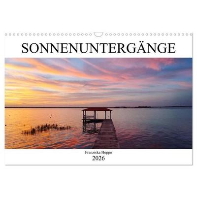 Die schönsten Sonnenuntergänge der Welt (Wandkalender 2026 DIN A3 quer), CALVENDO Monatskalender