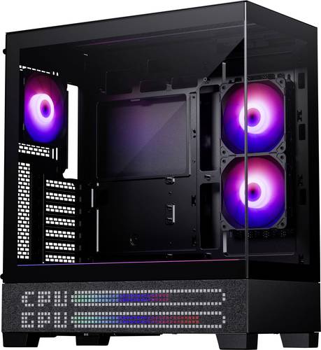 Phanteks XT View Matrix Midi-Tower PC-Gehäuse, Gehäuse, Gaming-Gehäuse Schwarz