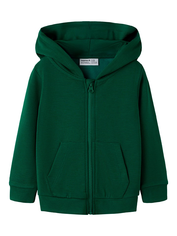 name it Sweatjacke "Pniba" in Grün - 116