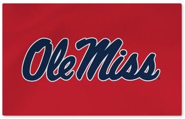 NCAA Logo Washable Rug 20x32 inches by THE NORTHWEST GROUP in Ole Miss Rebels (Size OS)