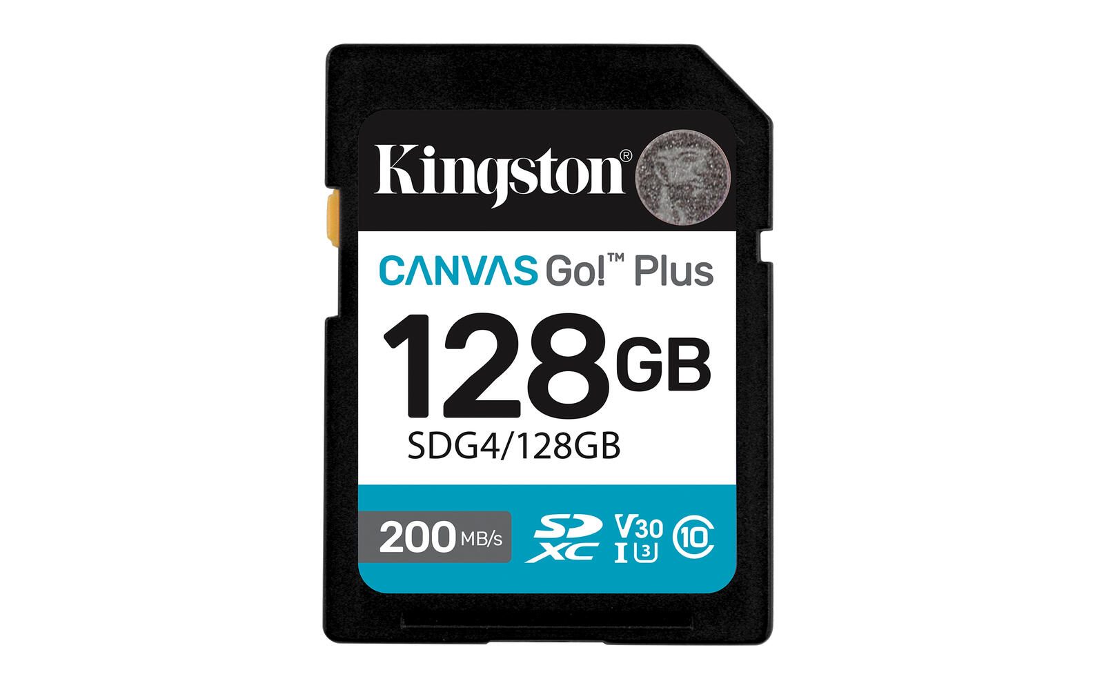 Kingston Canvas Go Plus SDXC - 128 GB SDG4/128GB