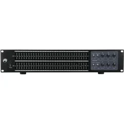 Omnitronic GEQ-2310 (Equalizer), Effektgerät, Schwarz