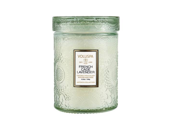 Voluspa Bougie parfumée Japonica pot en verre 50 heures French Cade & Lavender