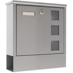 Profirst Mail PM 820 Briefkasten Silber