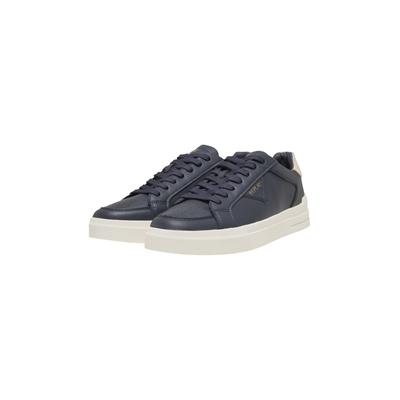 Sneaker REPLAY "Replay EVAN", Herren, Gr. 43, navy, Leder, Schuhe Sneaker