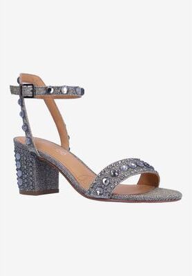 Women's Evelina Sandals by J. Renee in Pewter (Size 6 1/2 M)