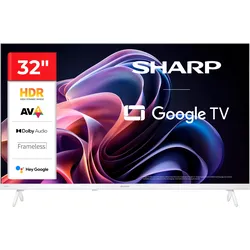 SHARP LED-Fernseher "1T-C32HFx", Energieeffizienz: E (A-G), weiß, 32 ′′, Fernseher