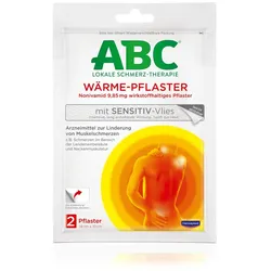 ABC Wärme-Pflaster sensitive-Vlies Hansaplast med 2 St