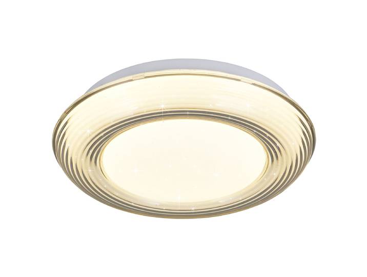 Deckenleuchte Daro Ø 27cm Weiß Kunststoffart: Polycarbonat Material: Kunststoff LED-Platine