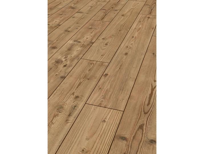 Laminatboden Exquisit, Pinienfarben, Holz, Holz, 19.3x0.8x138.0 cm, Blauer Engel, pflegeleicht, für Fußbodenheizung geeignet, Teppiche und Böden, Bodenbeläge, Laminatböden