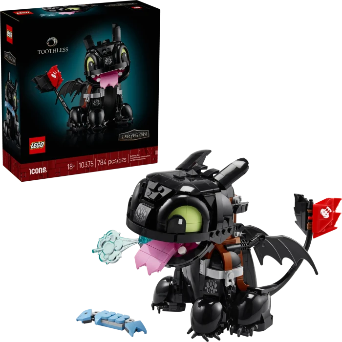 LEGO Icons 10375 Drachenzähmen Leicht Gemacht: Ohnezahn