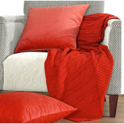 Home Soft Things EZ Match Super Eighteen Cable Knitted Throw Combo