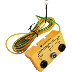 BERN 9-359-5 - ESD Erdungsbaustein, 1x Druckknopf, 2x Bananenstecker-Buchse