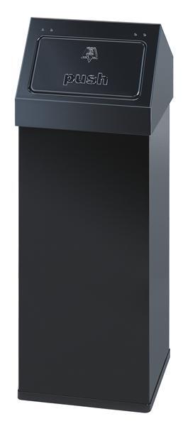 Dutch Design Carro-Push Abfallbehälter 110 Liter schwarz (31004805)