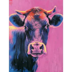 Gemälde VIOLETTA (BHT 90x120x3,70 cm) - BHT 90x120x3,70 cm