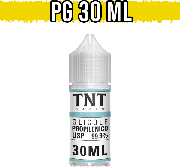 TNT Vape Glicole Propilenico 30ml Full Pg
