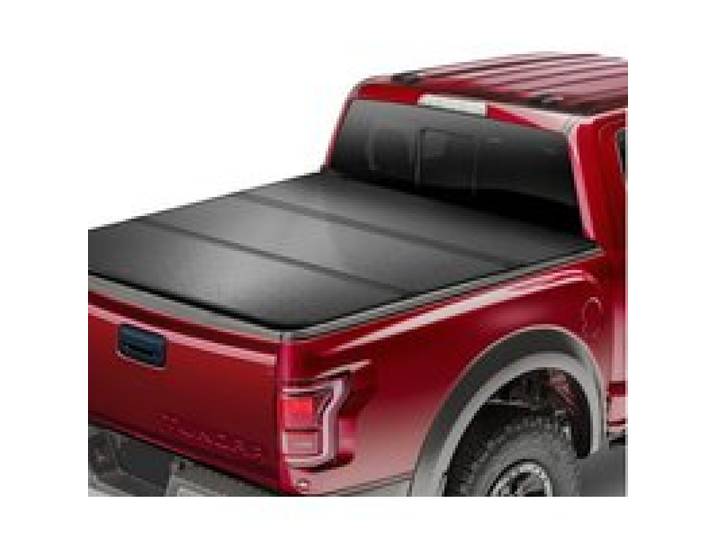 VEVOR Dreifach faltbare Ladeflächenabdeckung, kompatibel mit Toyota Tundra 2014–2024 (NICHT PASSEND für Trail Special Edition mit Aufbewahrungsboxen), Fleetside 5,5' (67 ) kurze Ladefläche 2023