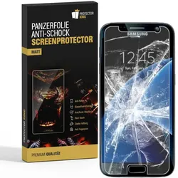 2x Panzerfolie für Samsung Galaxy S7 ANTI-SCHOCK Displayschutzfolie Display MATT