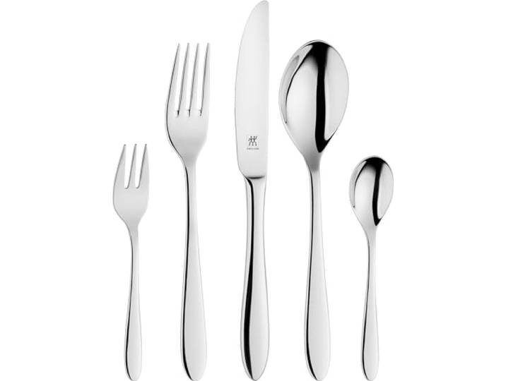 ZWILLING Style Besteck Set, 30-teilig, Für 6 Personen, Spülmaschinengeeignet, Edelstahl, Poliert, Silber