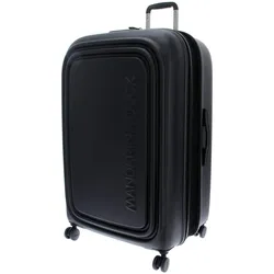 Mandarina Duck Unisex Logo Duck Trolley XL Exp Hardcase Extra Gross, Ausziehbar, Spinner, TSA-Schloss, Koffer, Schwarz