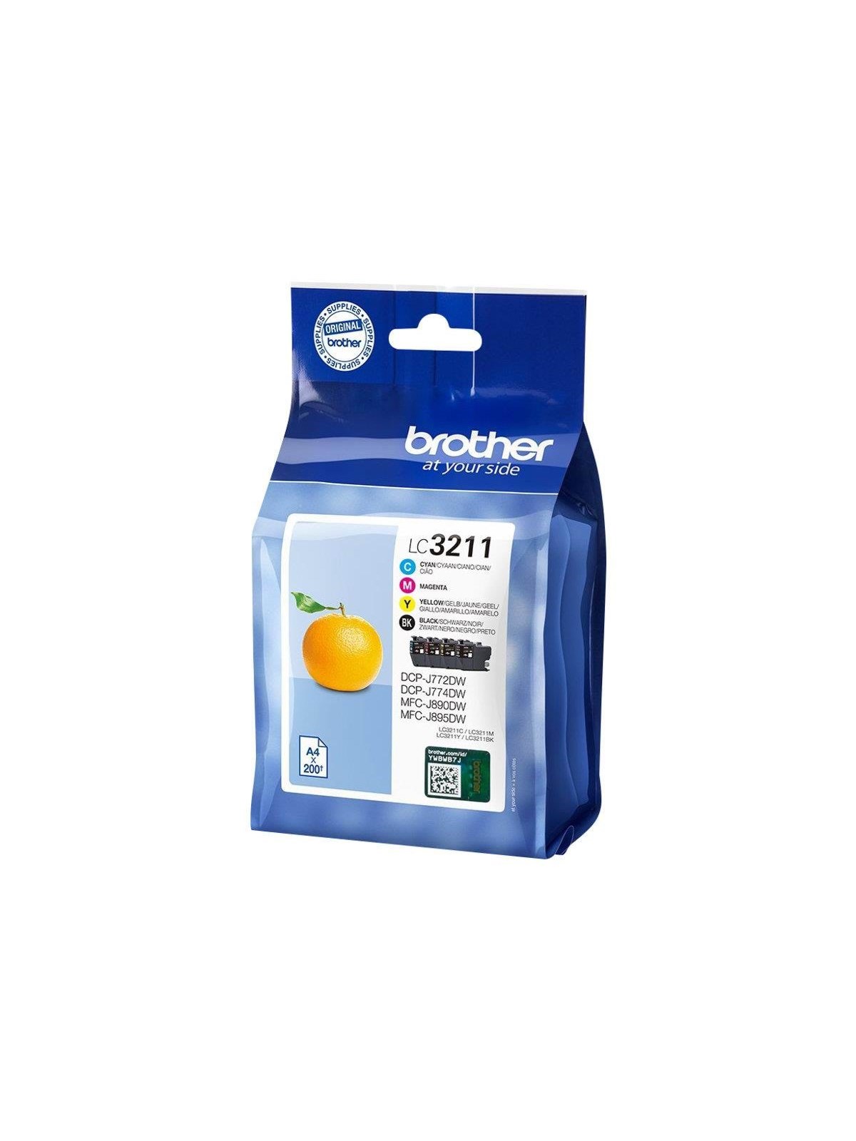 Brother LC3211VAL / LC 3211 Value Pack 4-Pack