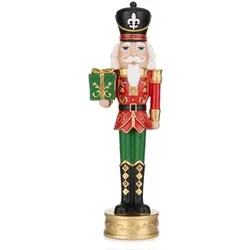 LUMIDA Xmas XL-Nussknacker 9 LEDs, Timer outdoorgeignet Höhe 50cm