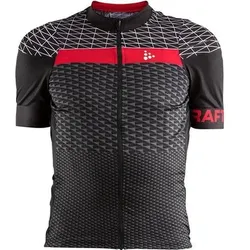 CRAFT Herren Bike-Trikot ROUTE JERSEY M, Größe S in Schwarz Schwarz