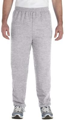 Gildan G182 Heavy Blend Sweatpants in Sport Grey size 3XL   Cotton Polyester 18200, G18200
