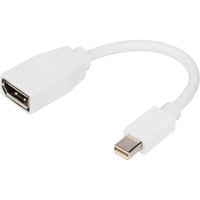 DisplayPort Adapterkabel weiß, mini DP - DP