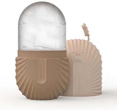 Uplift Treasures Ice Facial Roller For Skin Care khaki