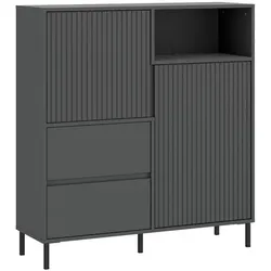 Wójcik Highboard Avenale Dekor Grau Anthrazit