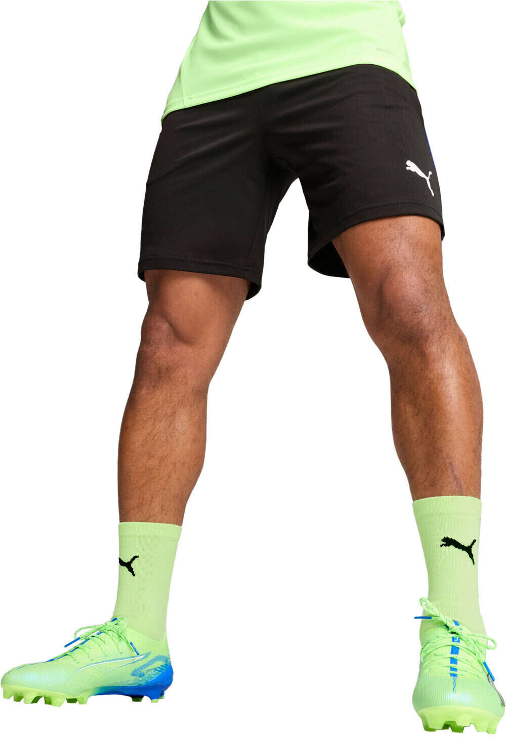 Puma individualliga training pantalones cortos futbol Negro (L)