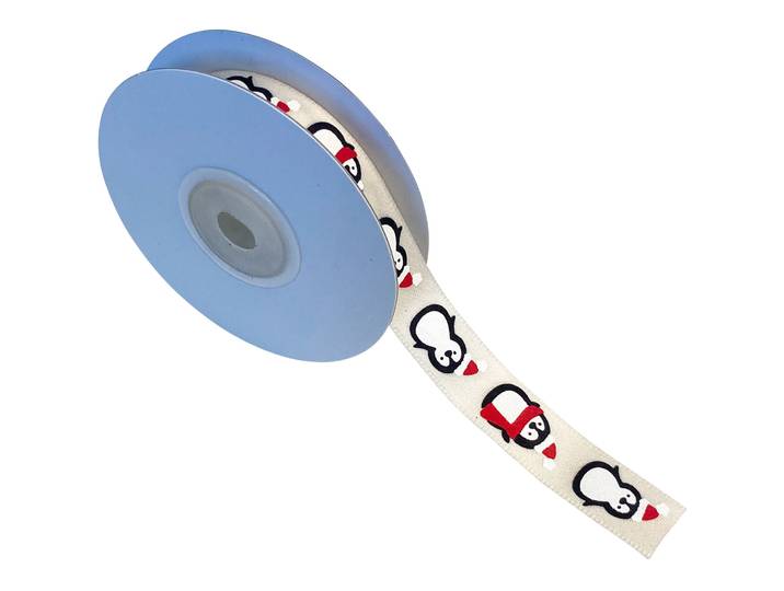 Geschenkband Claus - Farbe: creme - Material: Polyester - 163