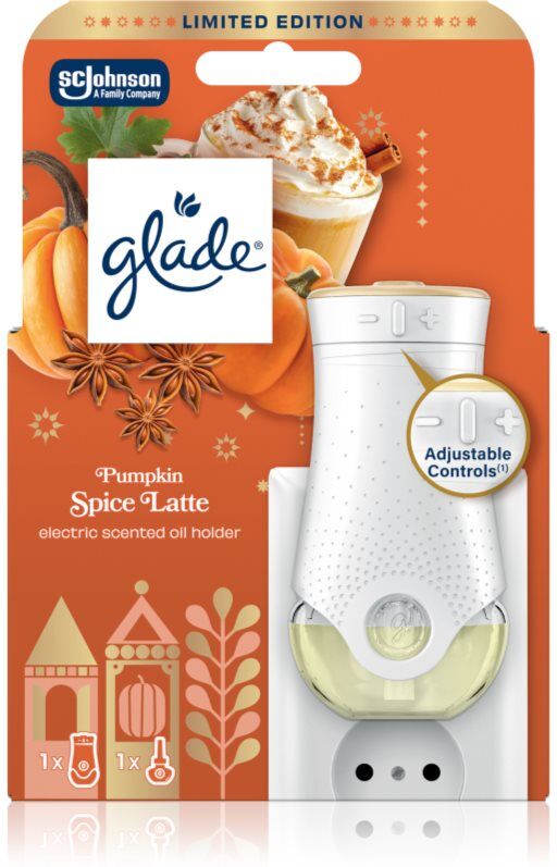 GLADE Pumpkin Spice Latte NEW diffuseur électrique de parfum d'ambiance 20 ml