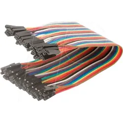 DEBO KABELSET19 - Entwicklerboards - Steckbrückenkabel, 40 Pole, f/f, 15 cm