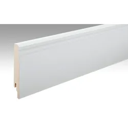 MEISTER Fussleiste Profil 13 PK  Uni weiß glänzend DF 324 - 2380 mm
