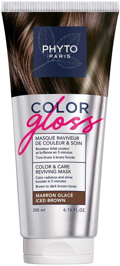 PHYTO PARIS Phyto Color Gloss Maske & Pflege Iced Brown 200ml