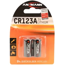 Ansmann 1510-0023 Haushaltsbatterie Einwegbatterie CR123A Lithium