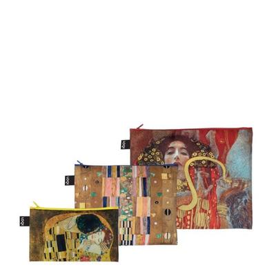 GUSTAV KLIMT Recycelte Zipp-Taschen